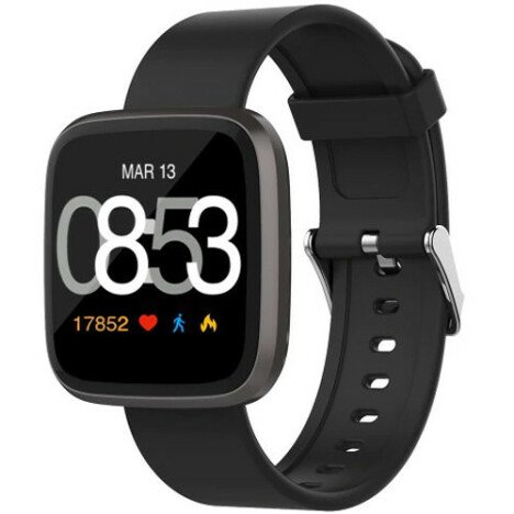 Ceas Smartwatch iUni H5, Touchscreen, Bluetooth, Notificari, Pedometru, Black