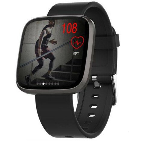 Ceas Smartwatch iUni H5, Touchscreen, Bluetooth, Notificari, Pedometru, Black